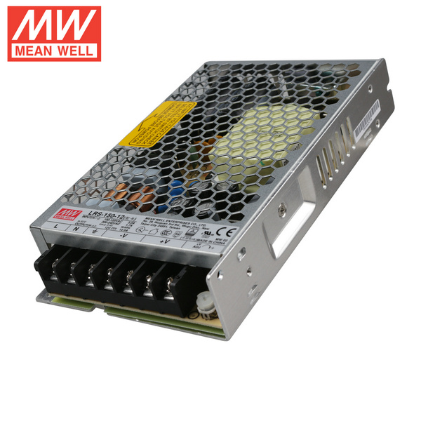 Mean Well LRS-150-12 DC12V 150Watt 12.5A UL Certification AC110-220 Volt Switching Power Supply For LED Strip Lights Lighting Mean Well LRS-150-12 DC12V 150Watt 12.5A UL Certification AC110-220 Volt Switching Power Supply For LED Strip Lights Lighting